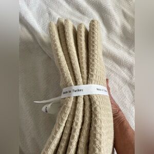 Ladinne Turkish kitchen hand towels - set of 5 ~New